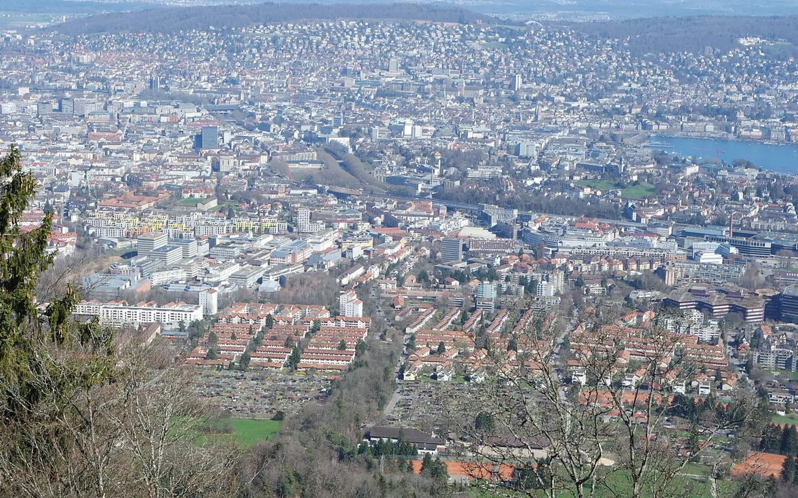 Zurich, uetliberg and hausberg