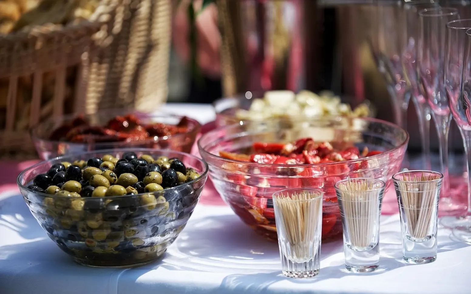 Catering, buffet and food