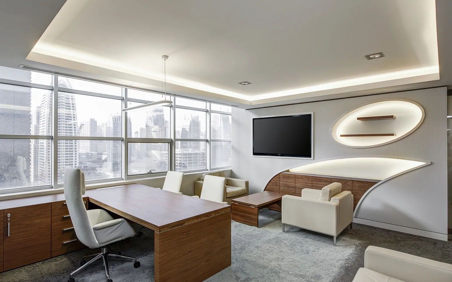 Office, sitting room and executive