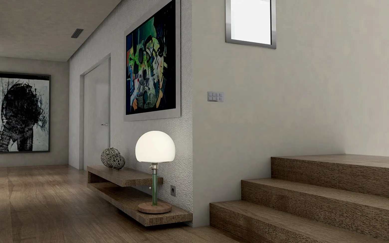 Hallway, corridor and entrance