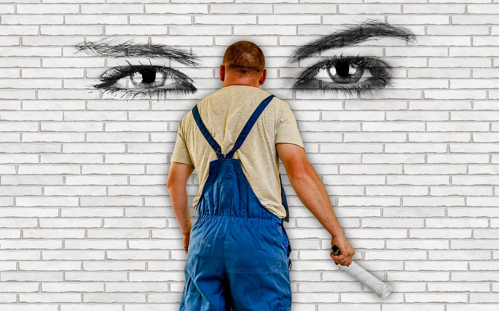 Painter, house painter and wall